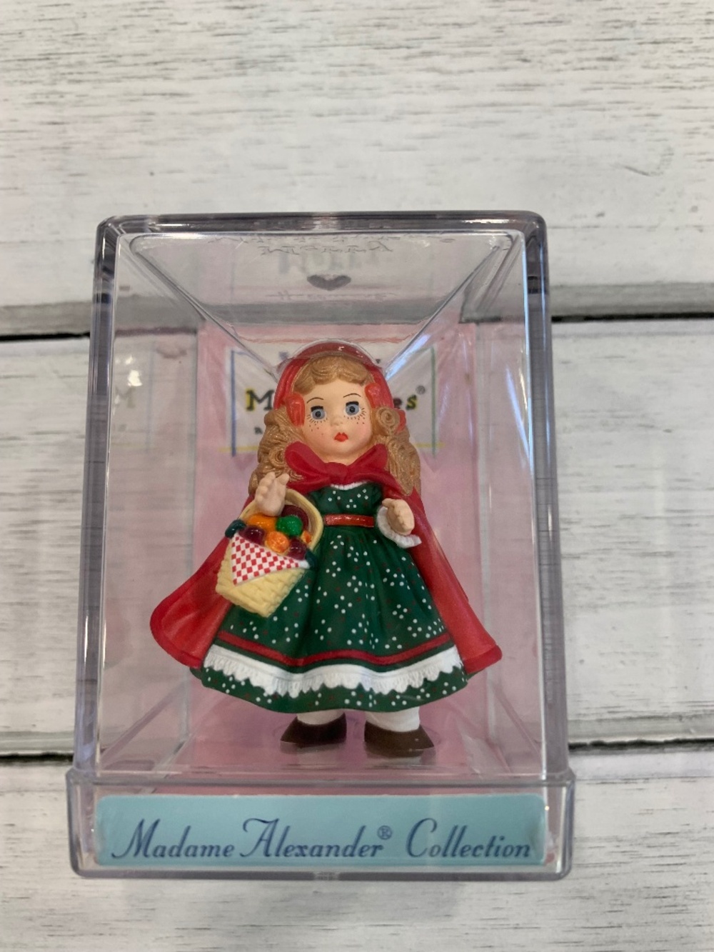 NIB Madame Alexander Little Red Riding Hood Hallmark Keepsake Mini Figurine